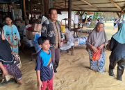 Camat Kampar Dedi Herman Tinjau Banjir di Penyasawan