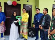 Dandim 0313/KPR Serahkan Tiga Unit Rumah Layak Huni di Penyasawan