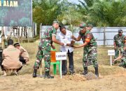 TNI bersama Rakyat, Kodim 0313/KPR Ikuti Penanaman Serentak dengan Pangdam I/BB