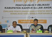 Asisten II Setda Kampar Buka FGD Evaluasi Penyelenggaraan Statistik Sektor dan Sosialisasi Hasil Sensus Pertanian 2023