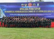 Kasad TNI AD Maruli Resmi Tutup TMMD ke-121 Kodim 0313/KPR