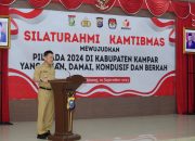 Pj Bupati Hambali Hadiri Silahturahmi Pilkada Damai 2024