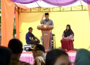 Pj Sekda Ahmad Yuzar Resmikan Posyandu Melati Desa Karya Indah