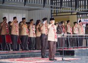 Pj Bupati Hambali Jadi Pembina Uacara Peringatan Hari Pramuka ke 63