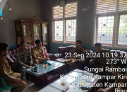 Camat Kampar Kiri Pimpin Rapat Masalah Pendirian Rumah Ibadah Tanpa Izin di Desa Sungai Rambai