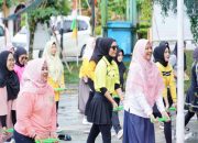 Senam Pound Fit Meriahkan HUT GOW ke 37, Ketua Erni: Jalin Silahturahmi Sembari Sehat