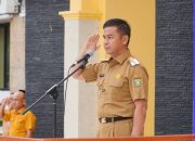 Bupati Ahmad Yuzar Pimpin Apel Pasca Libur Panjang Idul Fitri