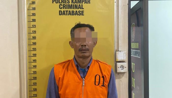 Korupsi Dana Desa, Kades Kusau Makmur Ditangkap Polres Kampar