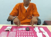 Polsek Kampar Sikat Pengedar Sabu, Kapolsek: Jangan Coba-Coba Main Narkoba di Wilayah Kami!