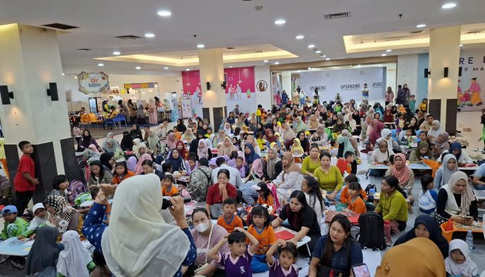 Semarak HUT Himpaudi ke-20 Tingkat Kabupaten Kampar, 200 Anak PAUD Ikuti Lomba Menggambar