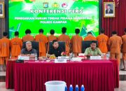 Polres Kampar Ungkap 11 Kasus Narkoba Jaringan Lokal