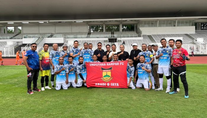 Trofeo, Omputaka Kampar Berhasil Jadi Runner Up dari Persija Old Star dan Taklukkan Lampung Tengah