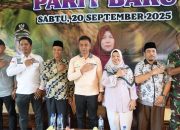 Bupati Kampar Panen Padi dan Jagung Sekaligus Peresmian Koperasi Merah Putih di Tambang