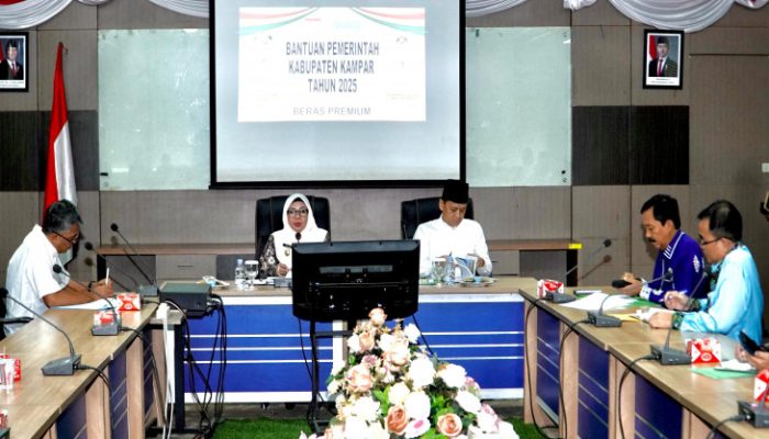 2.548 Keluarga Terima Bansos Beras, Pemkab Kamapr Gelar Rapat Persiapan Penyaluran
