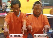 Sepasang Suami Istri Diciduk Polres Kampar Terkait Narkoba