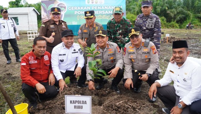 Kunker ke Meranti, Kapolda Riau dan Gubernur Riau Tinjau Pos Satkamling, Jembatan Panglima Sampul, hingga Green Policing