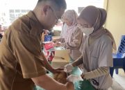 Cegah Rabies, Disbunnakkeswan Kampar Lakukan Vaksinasi Hewan