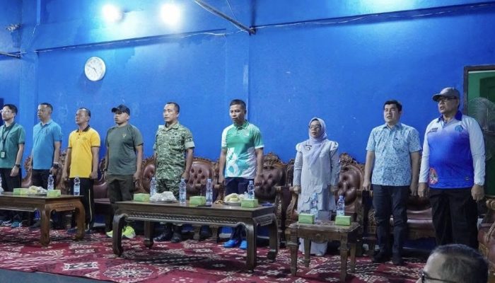 Bupati bersama Wabup Resmi Buka Turnamen Badminton Semarak HUT Kampar ke-76