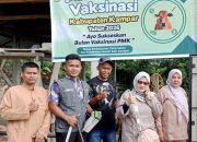 Dukung Program Nasional, Disbunnak Keswan Kampar Ikuti Vaksinasi PMK Serentak Tahun 2026