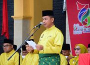 Upacara Peringatan Hari Jadi Kampar ke 76, Bupati Ahmad Yuzar Paparkan Capaian Program Prioritas
