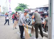 Tindak Lanjuti Instruksi Presiden RI, Bupati Kampar Pimpin Gotong Royong Masal Dukung Gerakan Indonesia ASRI.
