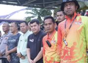 Pj Sekda Resmi Tutup Pacu Sampan HUT Kampar ke-76 di Tepian Sungai Kampar Kampung Godang