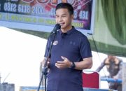 Bupati Kampar Lepas Start Lomba Pacu Sampan HUT Kampar ke-76