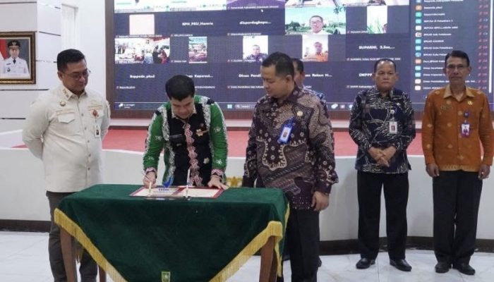 Wakili Bupati, Pj Sekda Hadiri Rapat bersama BAM DPR RI