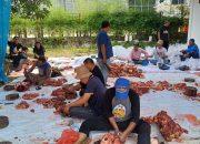 6 Sapi dan 1 Kambing Disembelih PWI Riau di Iduladha 1447 H