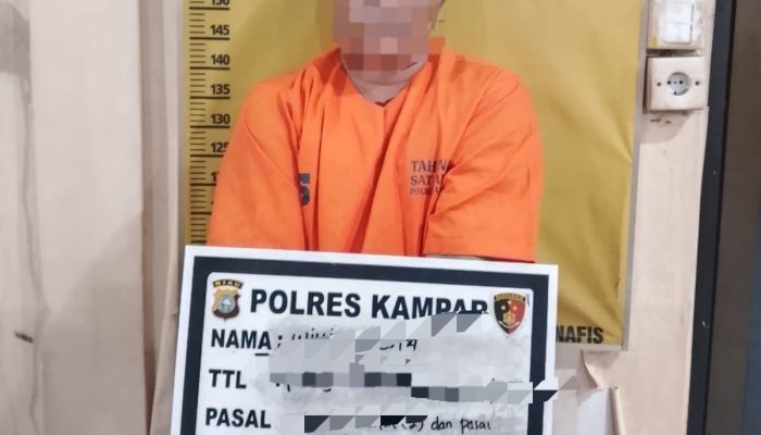 Cabuli Anak Tiri, Pelaku Berhasil Ditangkap Polsek Tapung
