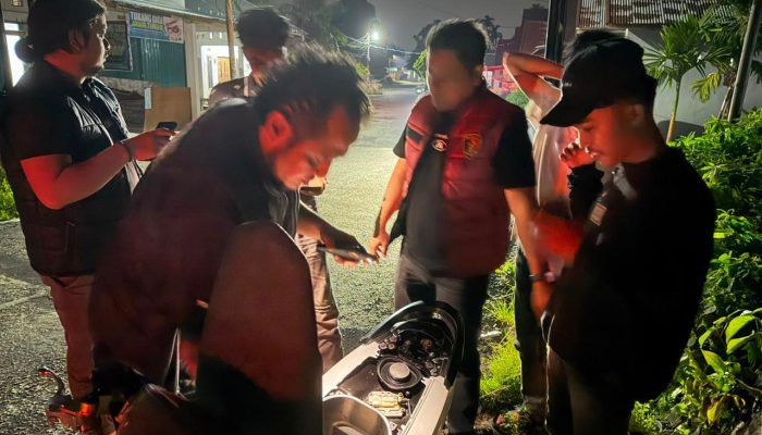 Jaga Keamanan Kampung Tangguh, Polres Kampar Lakukan Patroli Razia di Desa Sipungguk