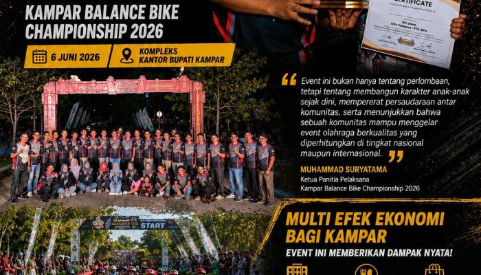 Komunitas Balance Bike Kampar Sukses Gelar Event Internasional Pertama di Riau