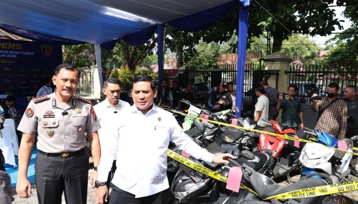 Polda Riau Bongkar Pelaku Begal Sadis dan Sindikat Curanmor
