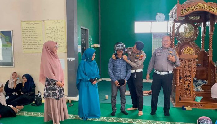 Satlantas Polres Kampar Lakukan Sosialisasi Lalu Lintas ke PPMTI Tanjung Berulak