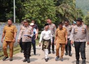 Kapolres Kampar Cek Kesiapan Lokasi Ekspedisi Merah Putih Presisi di Des Tanjung Belit Selatan