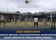 Dukung Kesehatan Warga Binaan, Lapas Bangkinang Gelar Olahraga Rutin