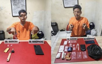 Dua Pengedar Narkoba Diciduk di Kampar Utara, Polisi Sita Sabu dan Pil Ekstasi