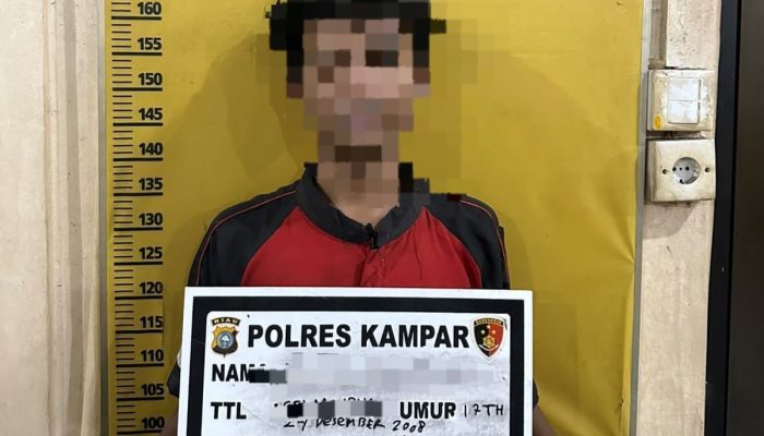 Polres Kampar Ungkap Kasus Dugaan Persetubuhan Anak, Seorang Remaja Diamankan