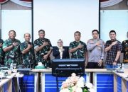 Wabup Kampar Sambut Kunjungan Pamen TNI AD, Bahas Strategi Penanganan Karhutla