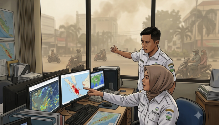BMKG Catat 3 Hotspot di Riau, Hujan Berpotensi Guyur Sejumlah Daerah