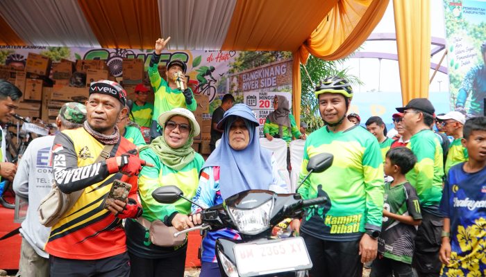 Bupati Kampar Lepas Gowes 26 Kilometer, 2.500 Peserta Ikut Meriahkan