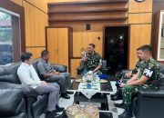 Bupati Kampar Temui Danpomdam XIX/TT, Perkuat Sinergi TNI dan Pemerintah Daerah